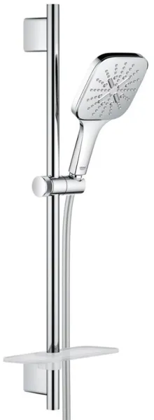 Grohe Rainshower SmartActive 130 Cube suihkusarja, 3 suihkutyypit, kromi