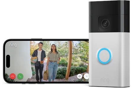 Ring akkuvideokello (satiininikkeli) + Chime (2. sukupolvi) - EU-pistoke